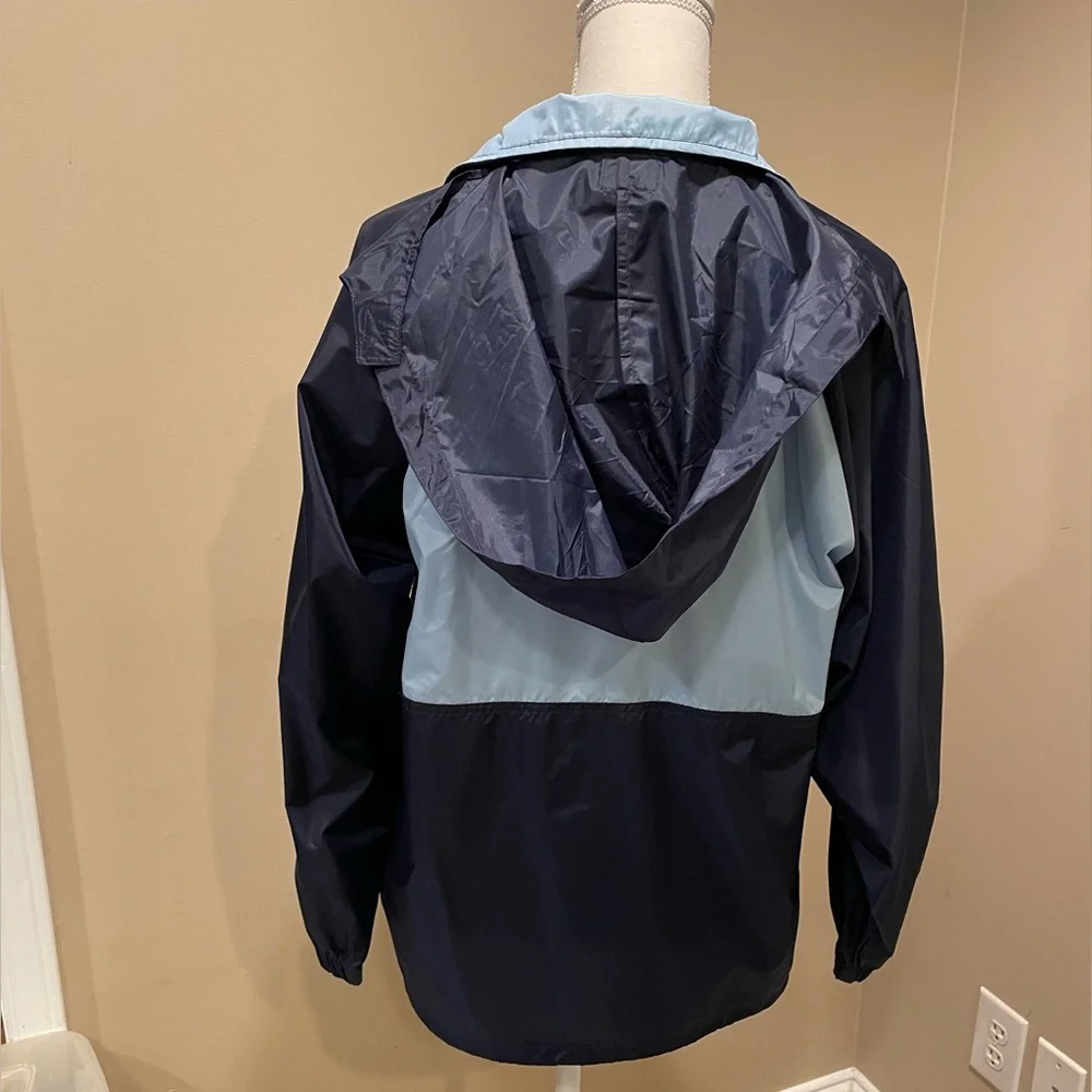 Kids UNC Tar Heels Windbreaker Half Zip Pullover Youth L 14/16 Hooded Jacket